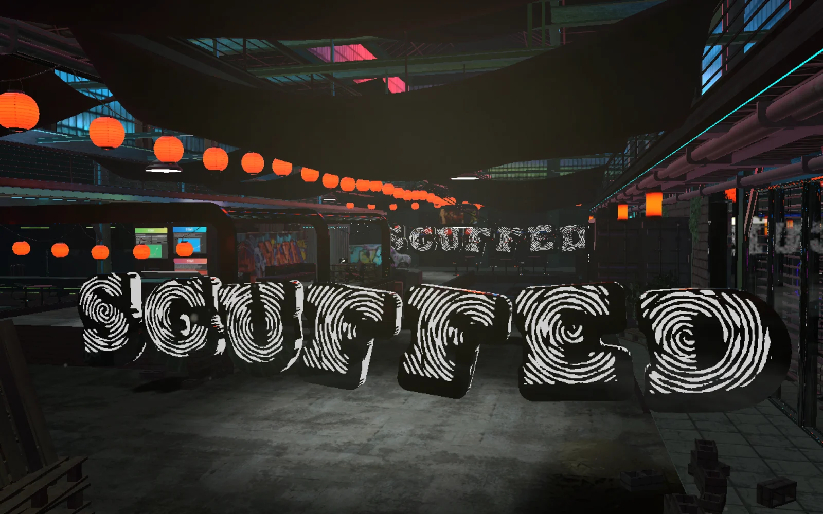 The Scuffed warehouse VRChat world